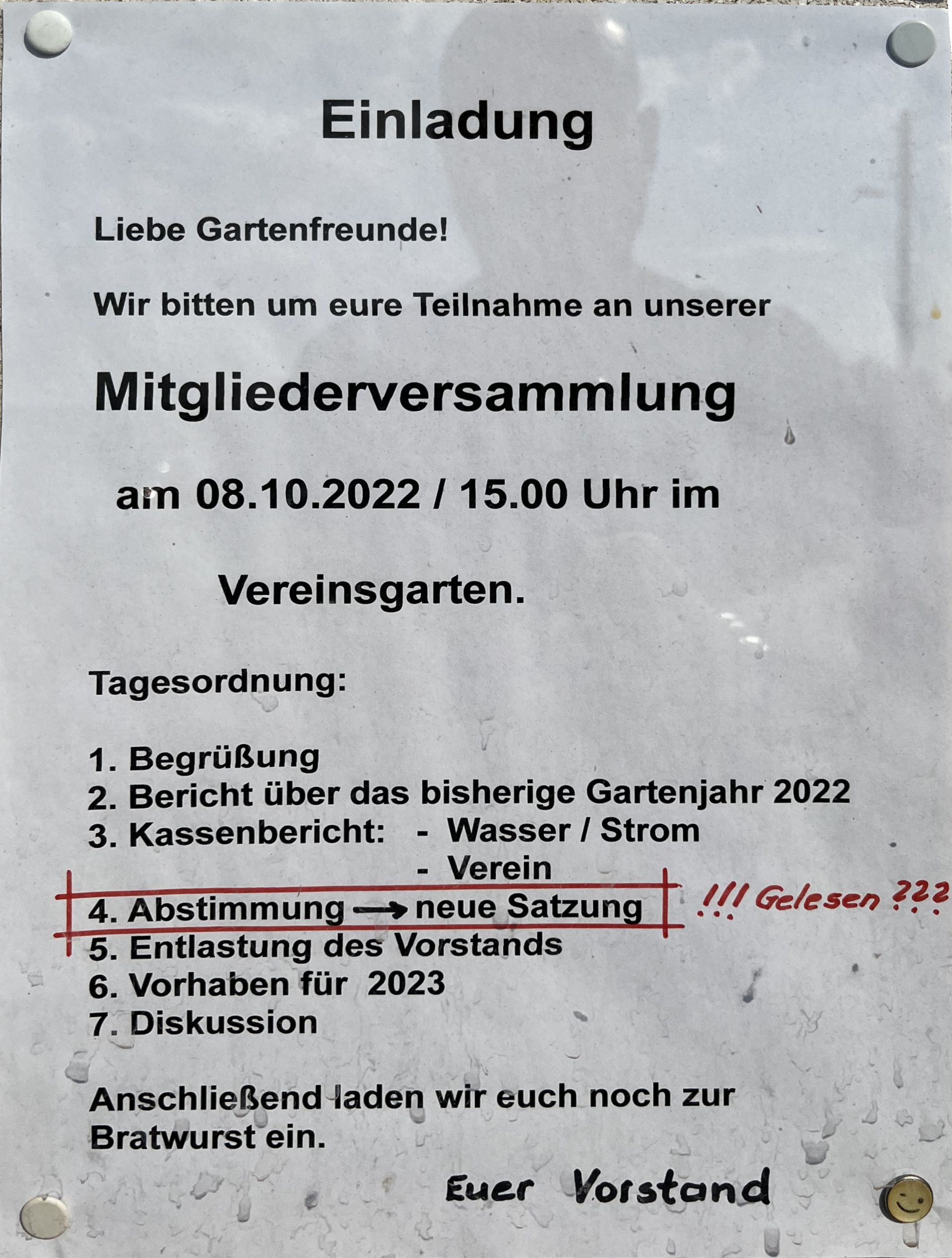 Mitgliederversammlung